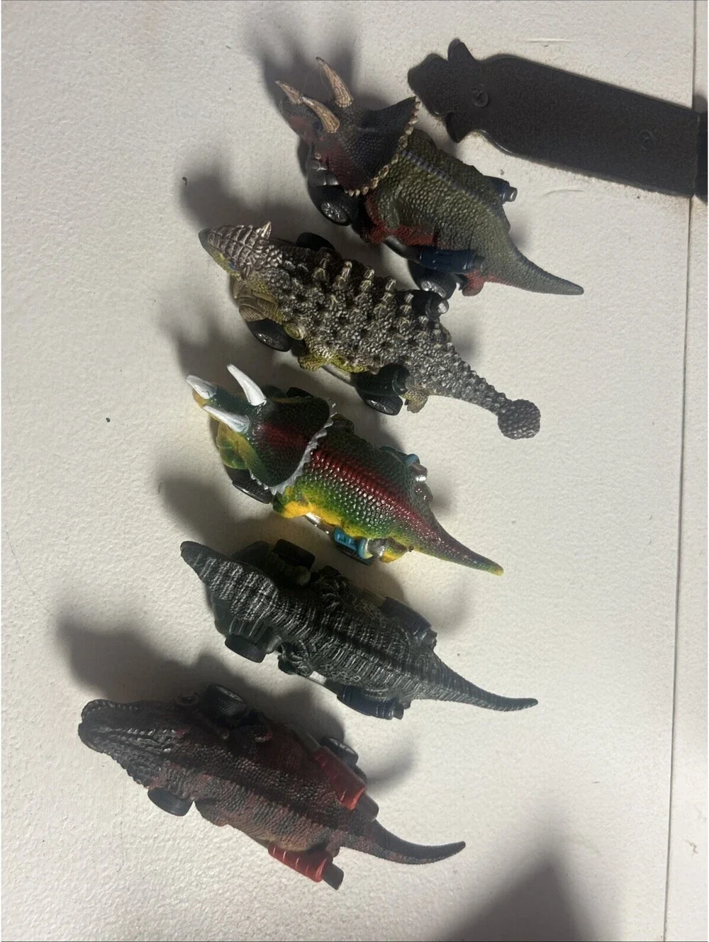 Lot Of 6 Dinosaur Pullback Cars